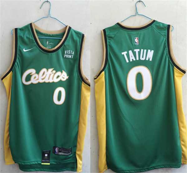 Men%27s Boston Celtics #0 Jayson Tatum Green Stitched Basketball Jersey->atlanta hawks->NBA Jersey